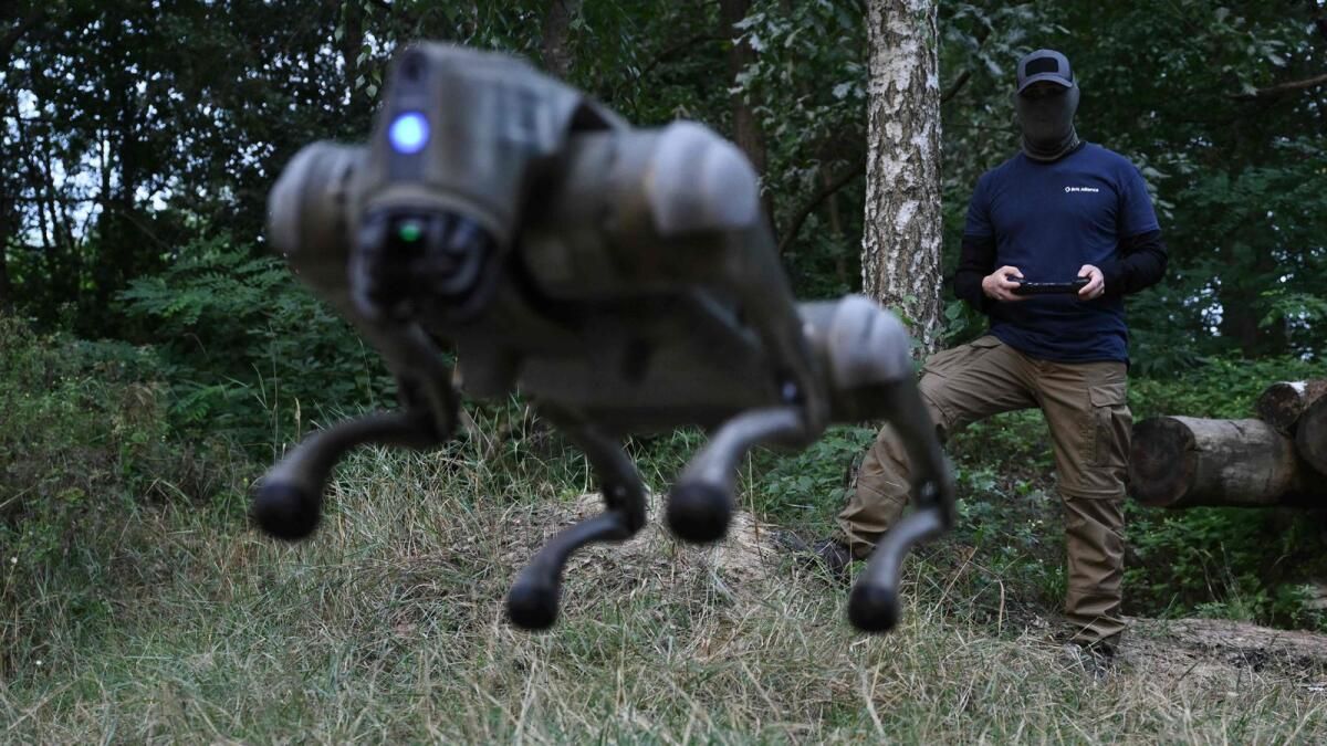 Ukrayna Robot Köpekleri Ön Saflarında Serbest Bırakacak