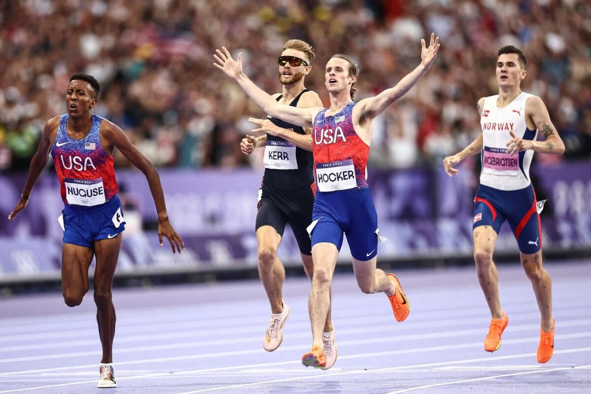 Paris Olimpiyatları: Amerikan Hocker Favorilerini 1.500 Milyon Altın Kazanmak için Sersemletti