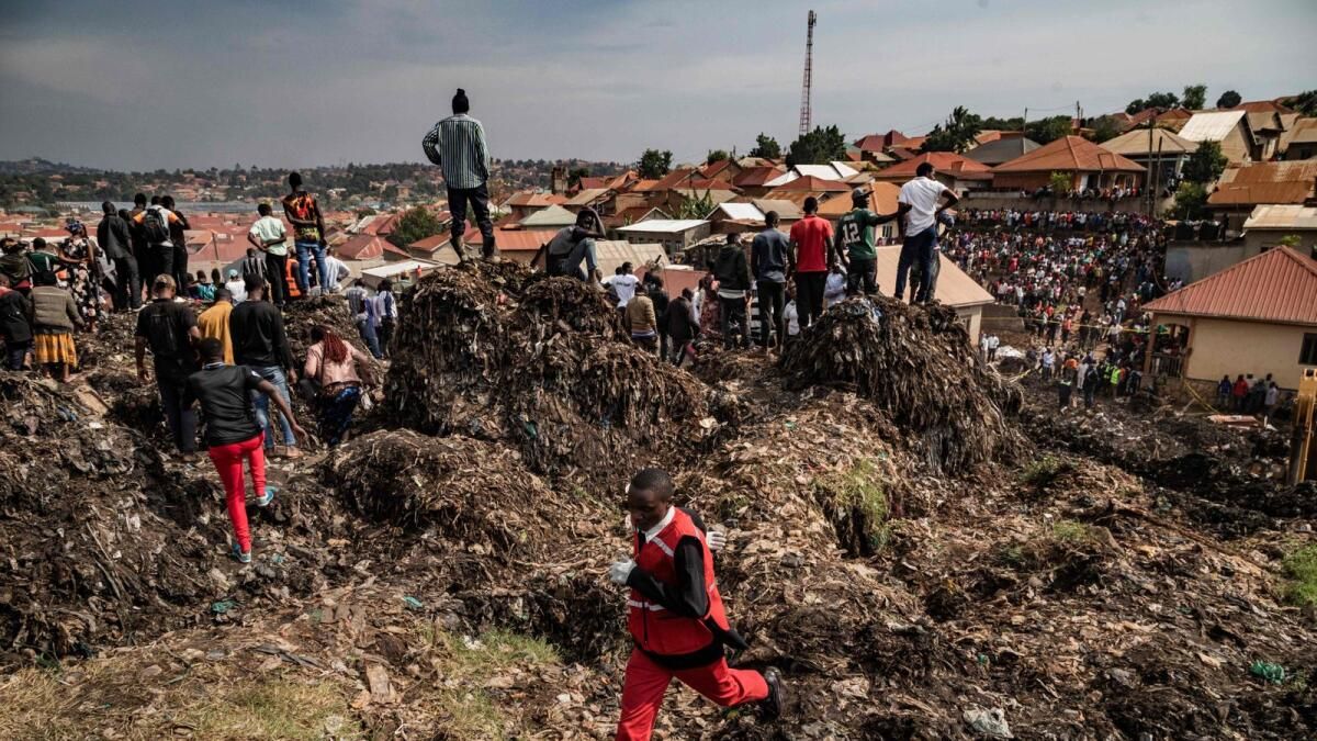 Uganda Çöplüğündeki Heyelandan Ölenlerin Sayısı 13'e Yükseldi