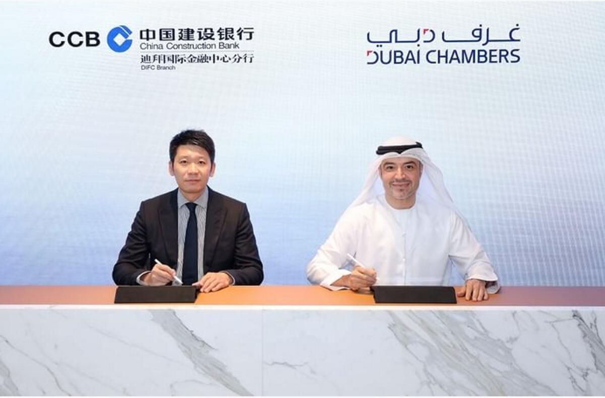 Dubai Chambers, Çin İnşaat Bankası Mutabakat Zaptı İmzaladı
