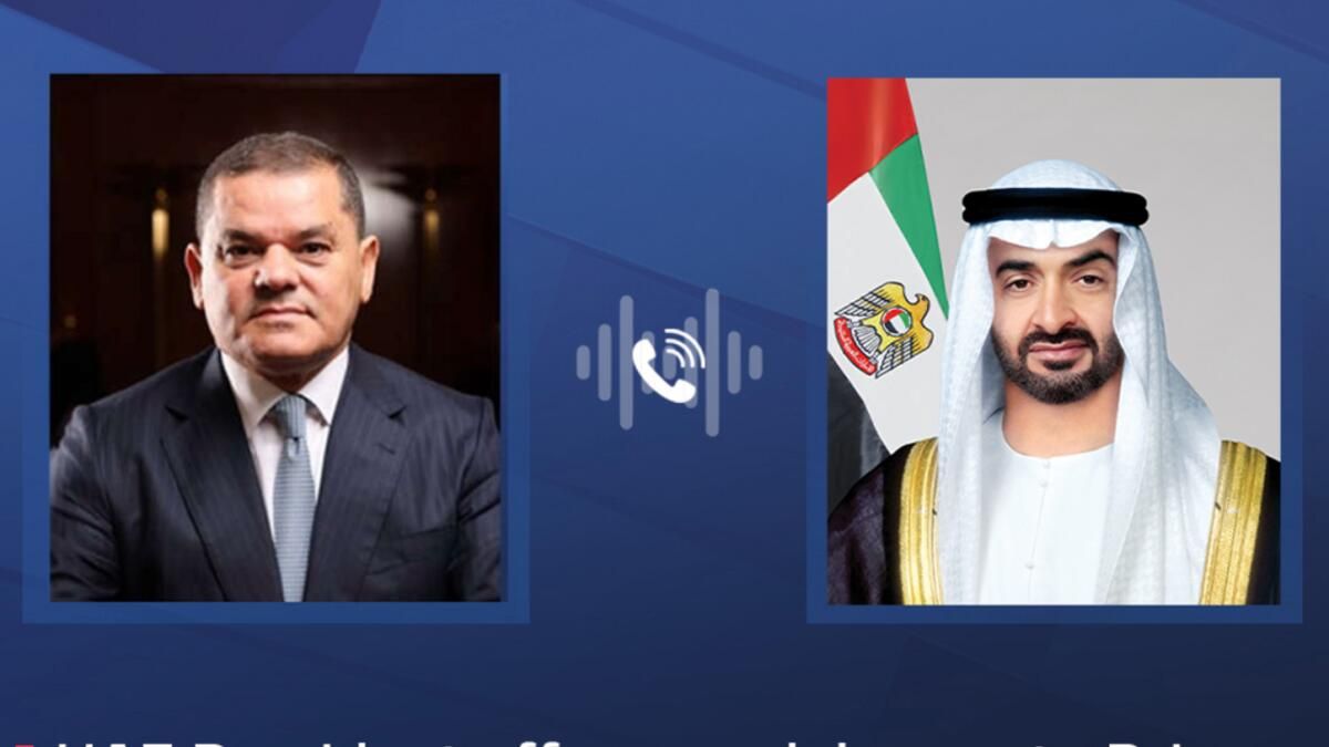 BAE Cumhurbaşkanı, Oğlunun Ölümü Üzerine Libya Başbakanına Başsağlığı Diledi