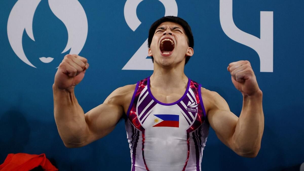 Paris Olimpiyatları: Jimnastikçi Carlos Yulo'nun Altın Madalya Kazanmasıyla Filipinler Tarih Yazdı
