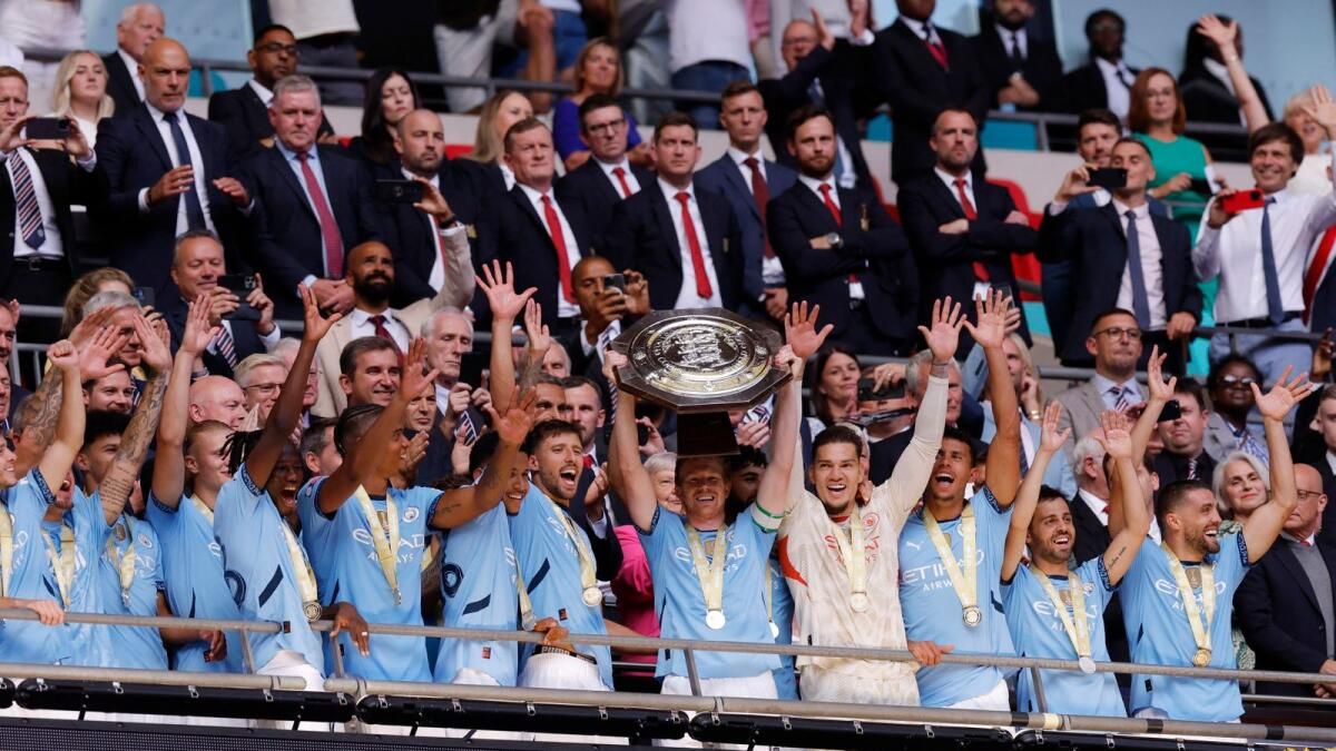 Abu Dabi'ye Ait Manchester City, Community Shield'ı Kazanmak için Man United'ı Yendi
