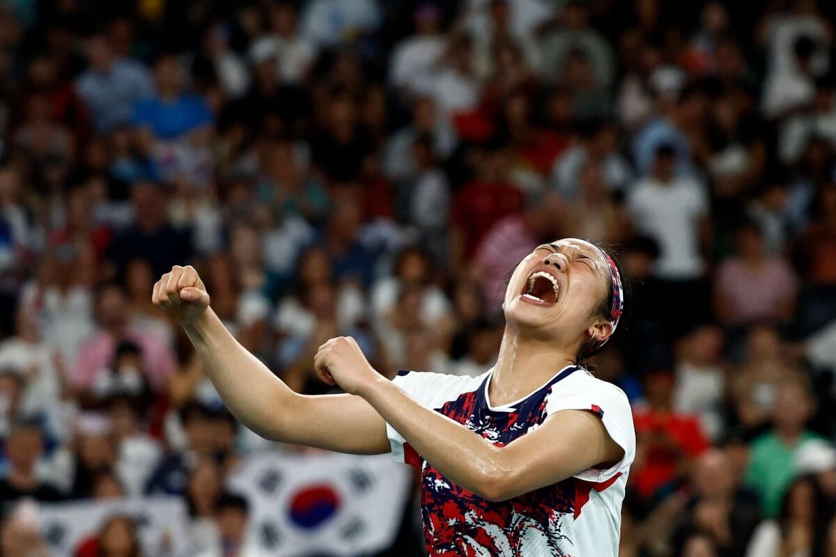 Güney Koreli Sensation An, Olimpik Badminton Tek Bayanlar Kazandı
