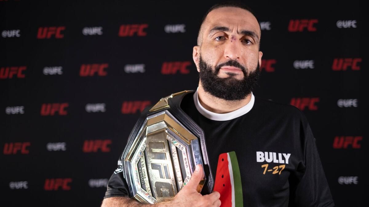 'Hiçbir Şey Sizi Silemez': Filistinli Ufc Şampiyonu Belal Muhammed