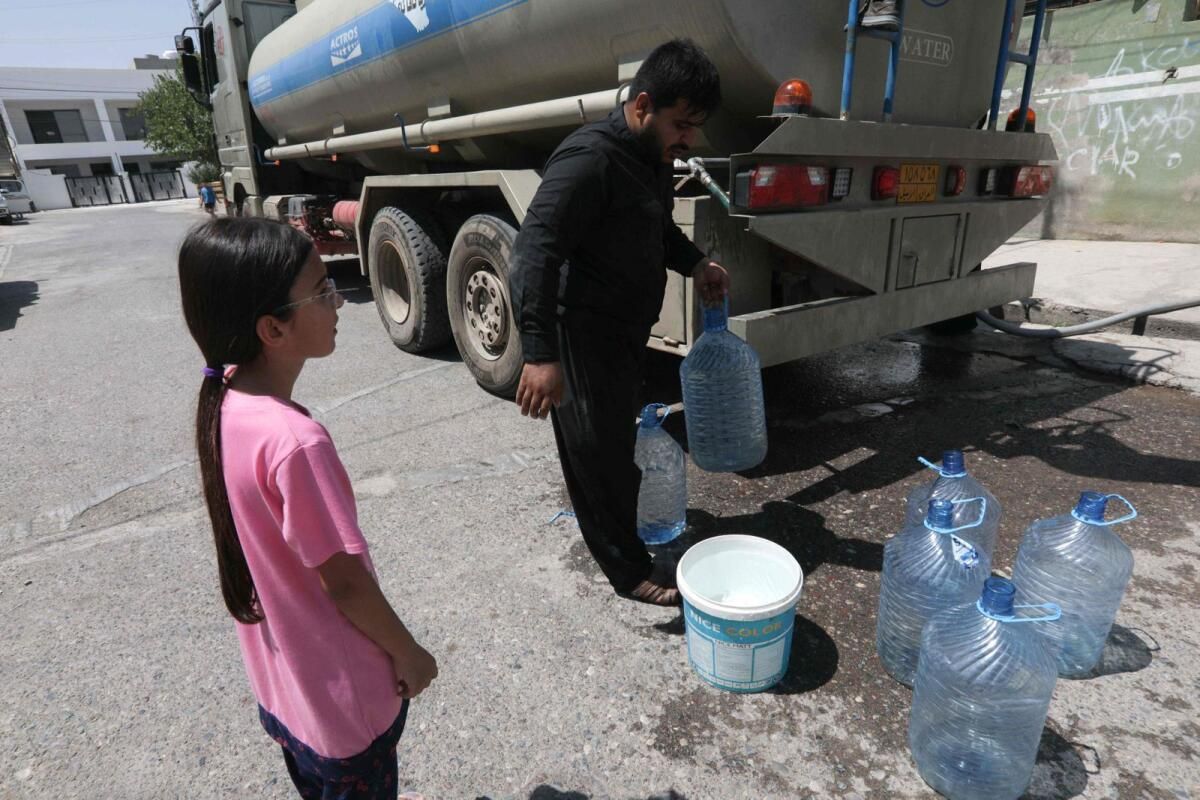 Irak'ın Yaz aylarında Kürdistan Erbil Sakinleri Su Sıkıntısı Çekiyor