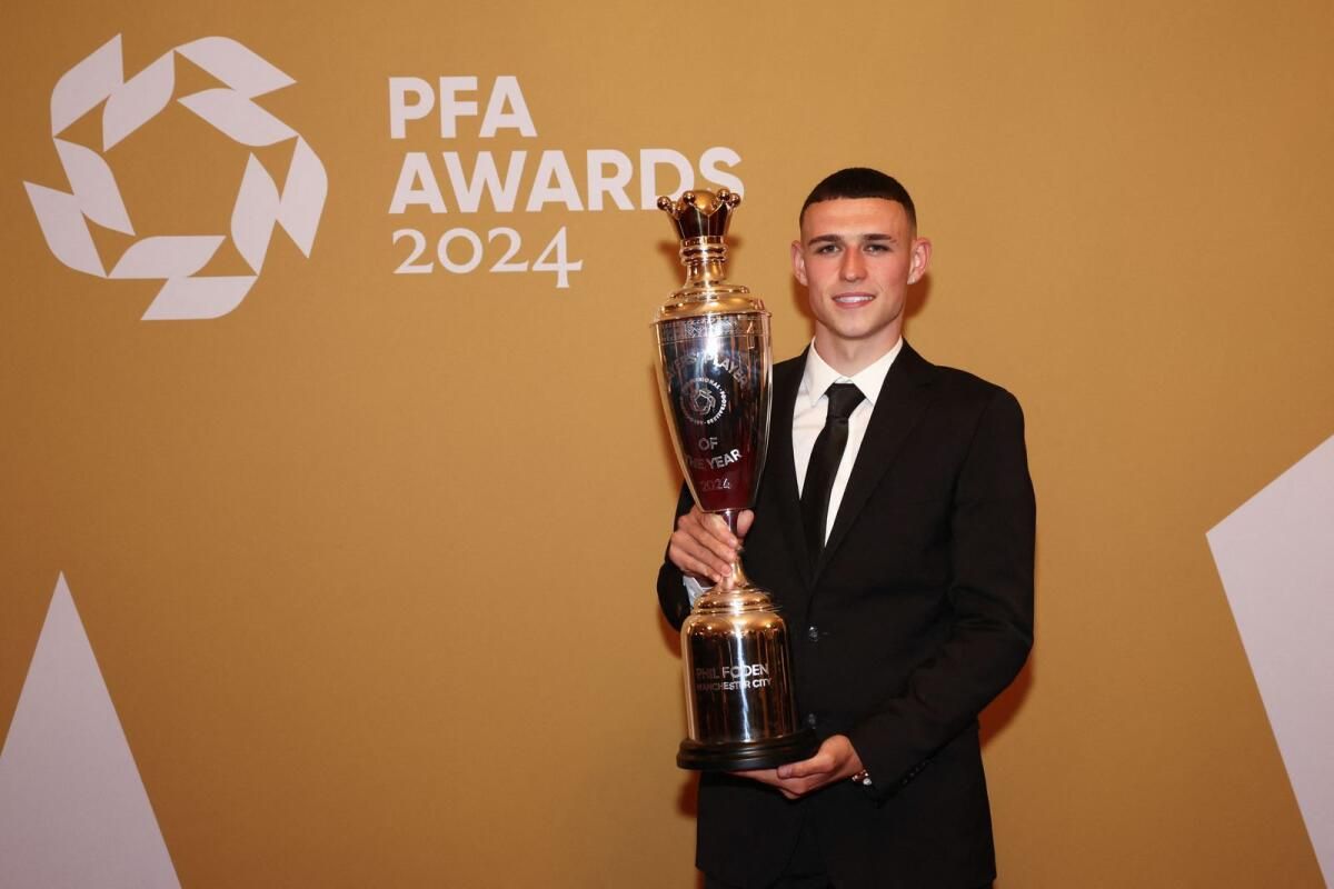 Man City Orta Saha Oyuncusu Foden Yılın Pfa Oyuncusu Seçildi