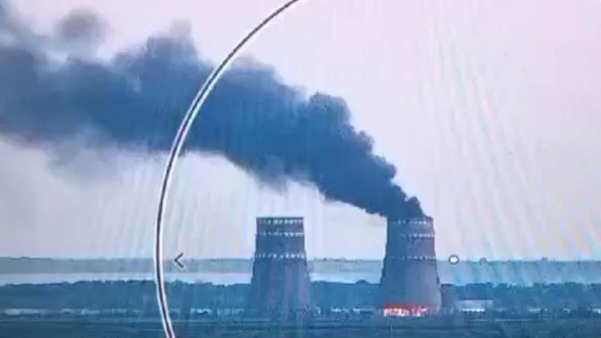 Ukrayna ve Rusya, Zaporizhzhia Nükleer Santralindeki Yangınla İlgili Suçlamaları Değiştirdi
