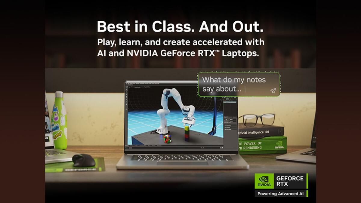 Yalnızca Nvıdıa Geforce Rtx 40 Serisi Dizüstü Bilgisayarlarda Yapay Zeka ile Okul Çalışmalarını Güçlendirin