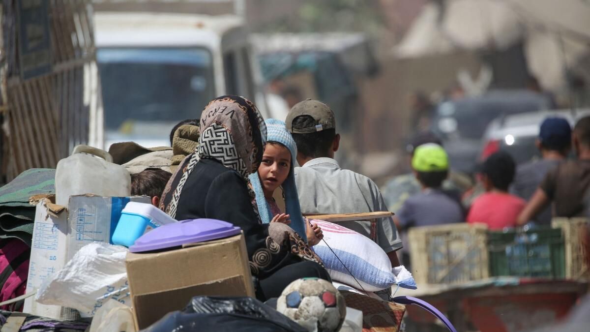 İsrail'in Gazze'deki Yeni Tahliye Emrinin Ardından Aileler Kaçtı