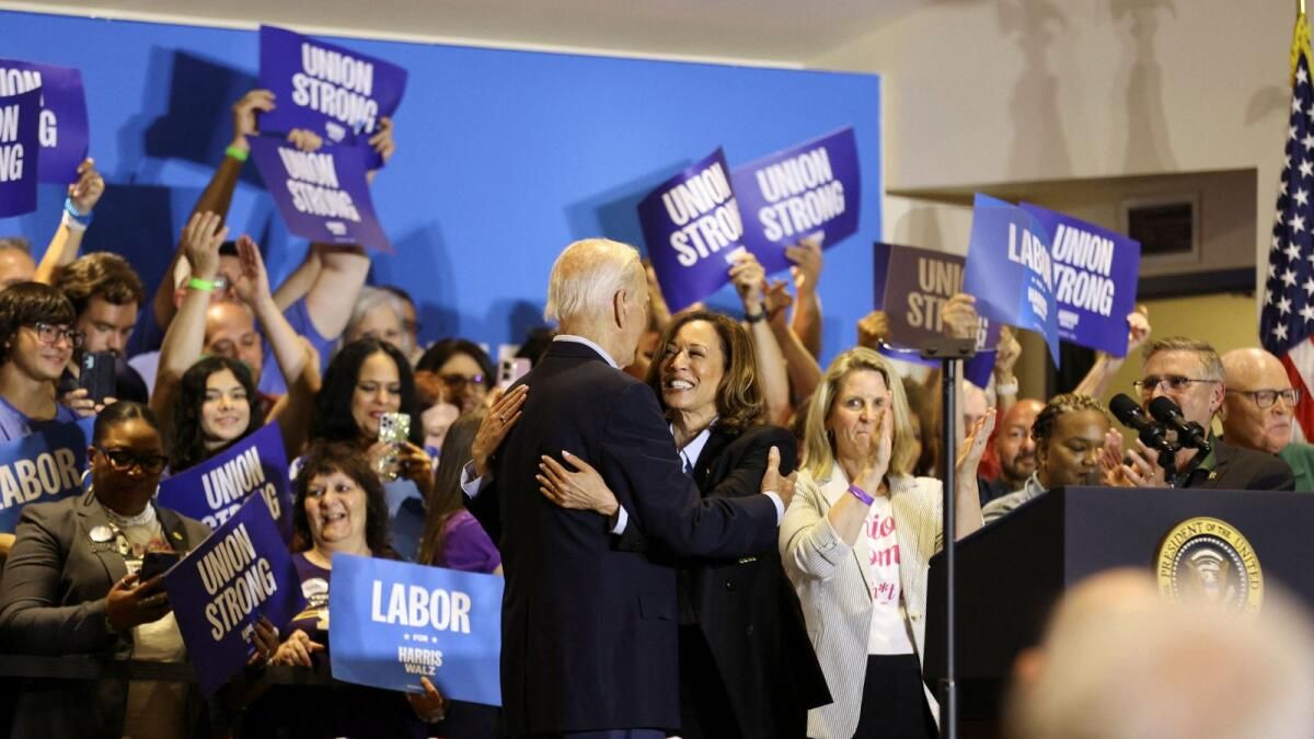 Harris Mahkemeleri Birliği, Biden'ın Yanında Oy Kullandı
