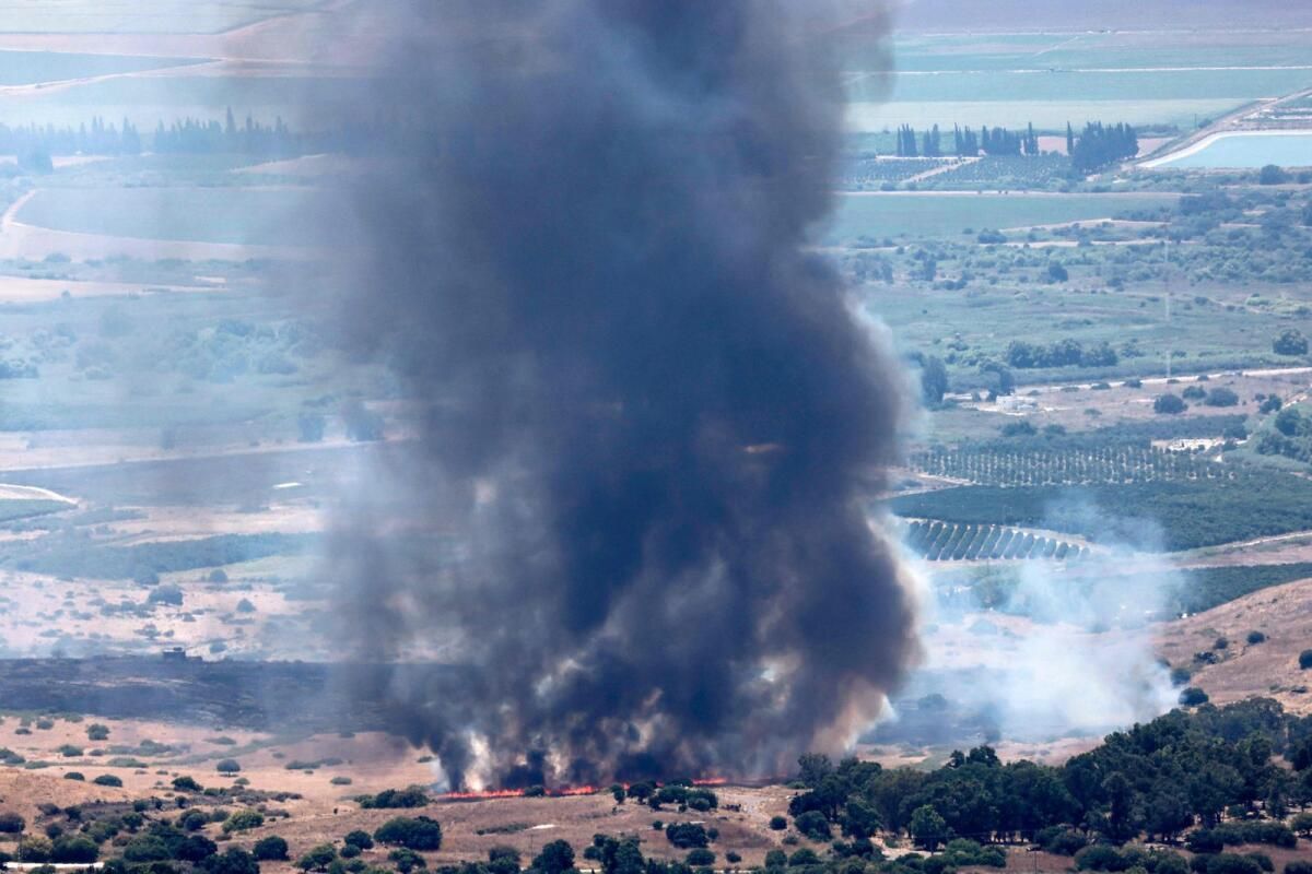 Lübnan'dan İsrail'e 60 Roket Atıldı: Afp