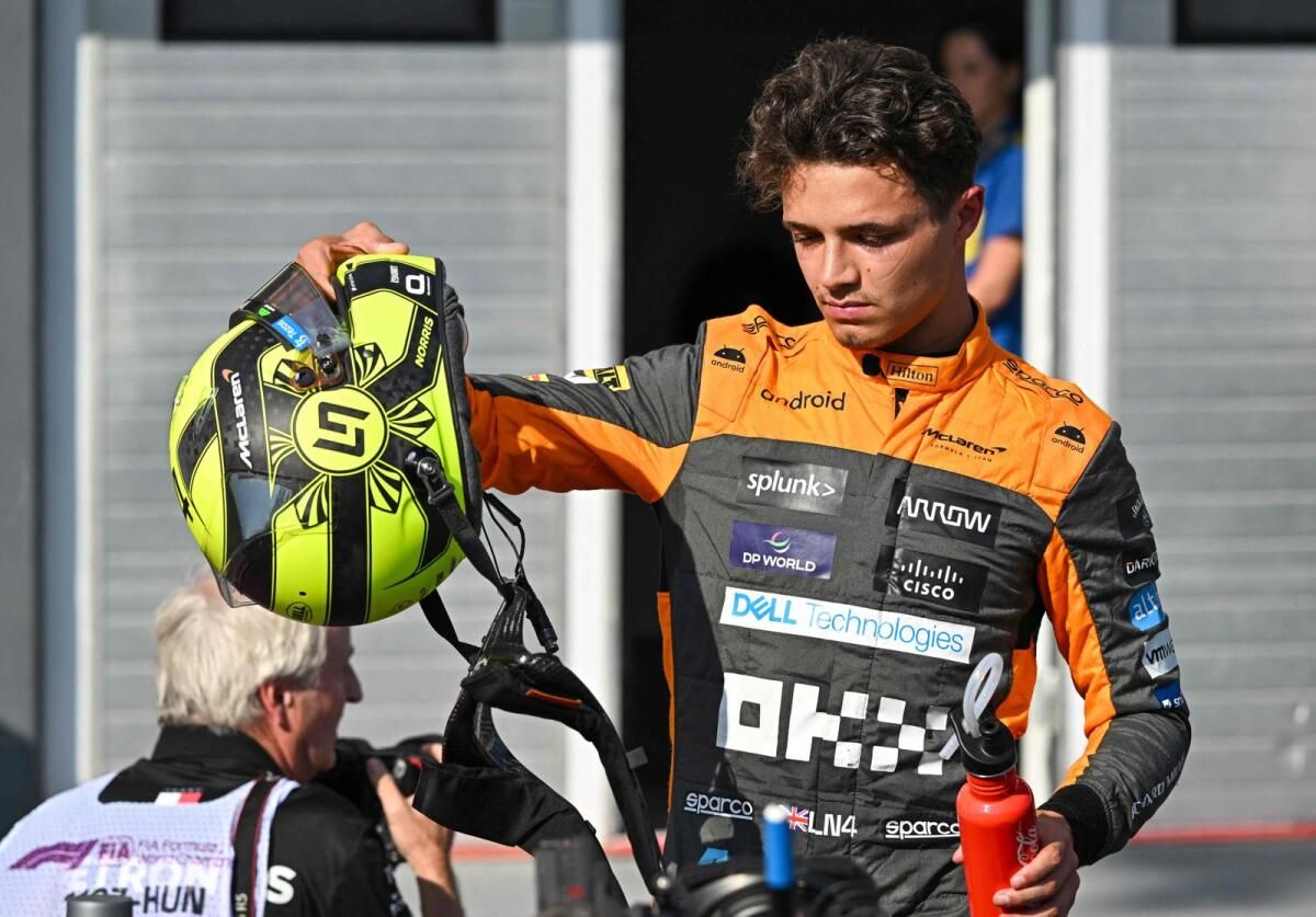 Norris, Singapur'un Hızını Verstappen Olarak Yalnızca 15. Sıraya Koyuyor