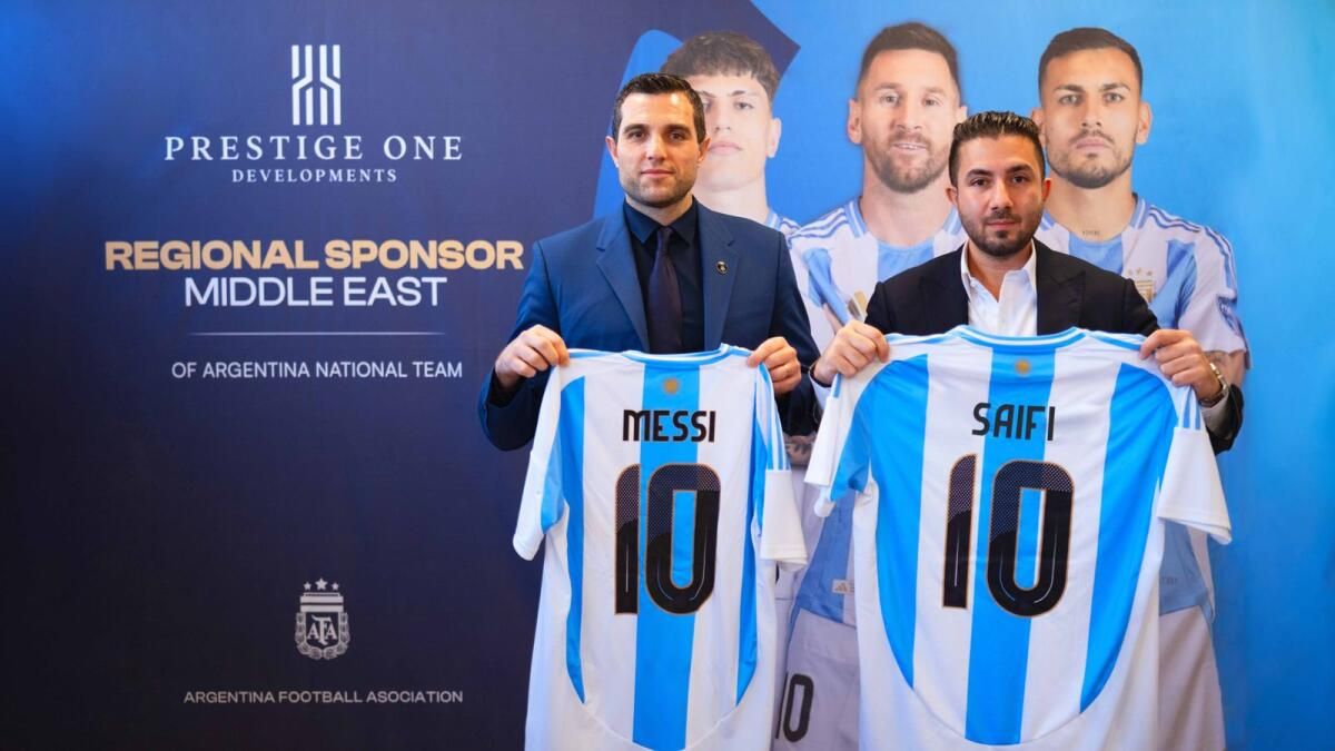 Arjantin Futbol Federasyonu ve Prestige One Gelişmeleri, Orta Doğu Bölgesi için Yeni Bölgesel Sponsorluğun İmzalanmasını Kutluyor