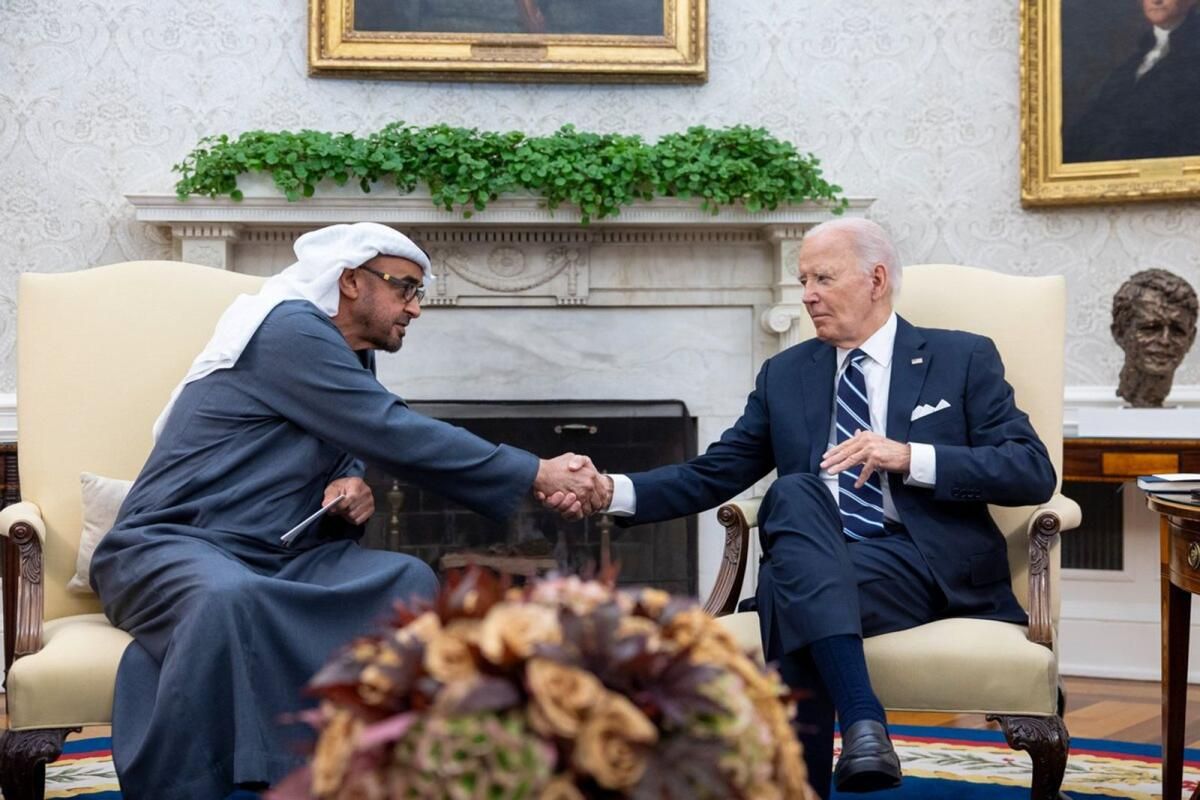 BAE Başkanı, Biden ile Yaptığı Görüşmelerde ABD Ortaklığına Olan Güçlü Bağlılığını Yineledi