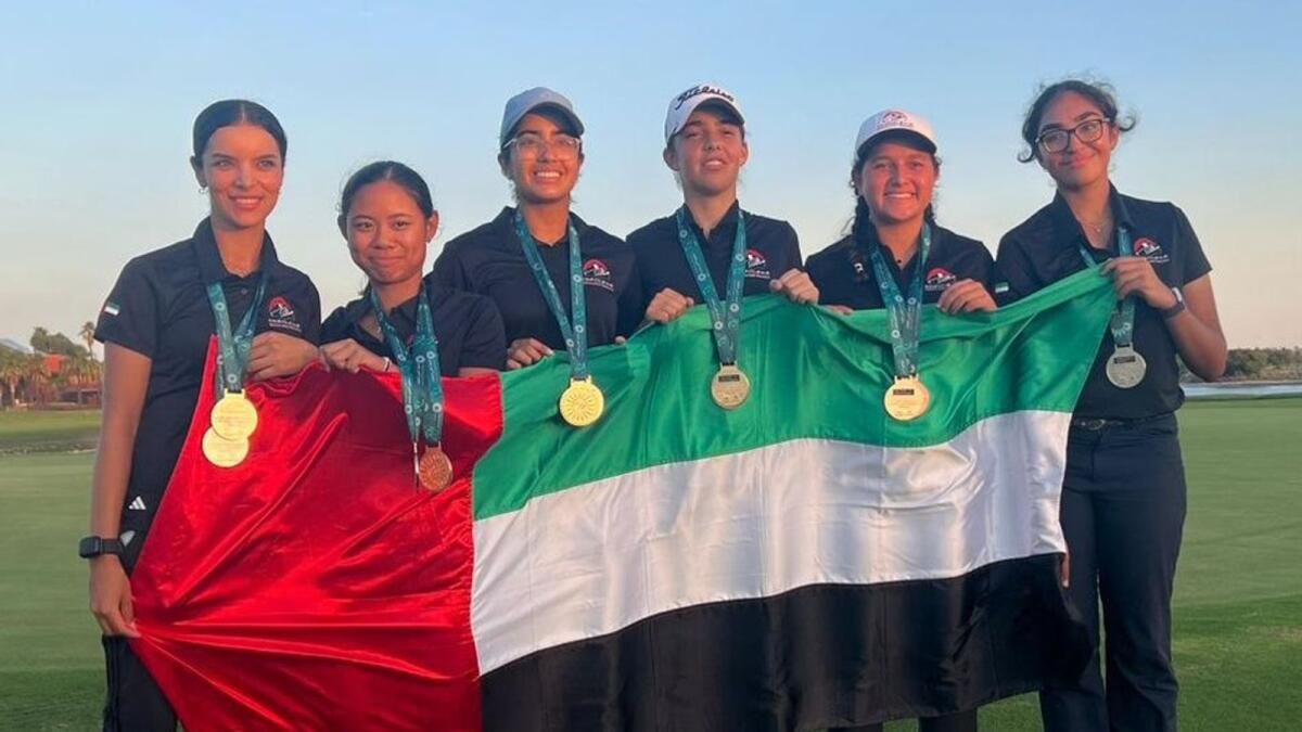 Egf, BAE Kızlarını ve Bayanlarını Pan Arab Golf Şampiyonası'nda 'Üstün Performans' için Selamlıyor