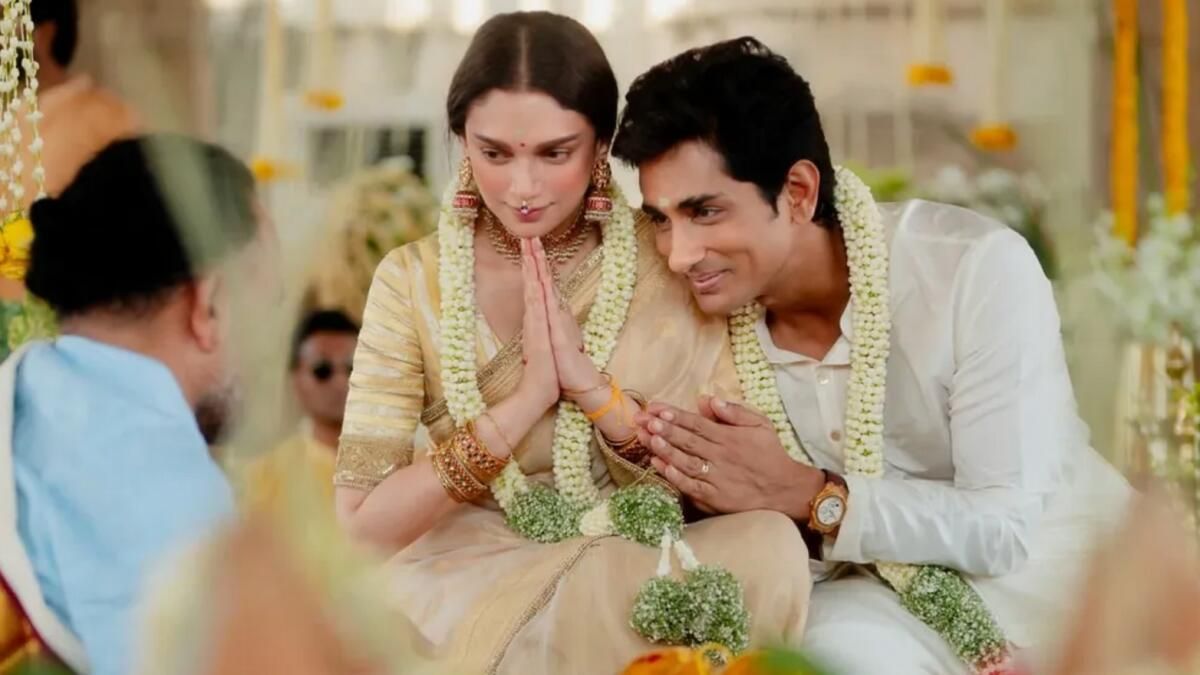 Bakın: Aditi Rao Hydari, Siddharth Evleniyor