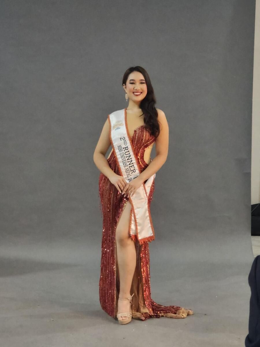 Dubai: 20 Yaşındaki Göçmen, Miss Universe Nepal 2024'te 2. Sırada Yer Alıyor