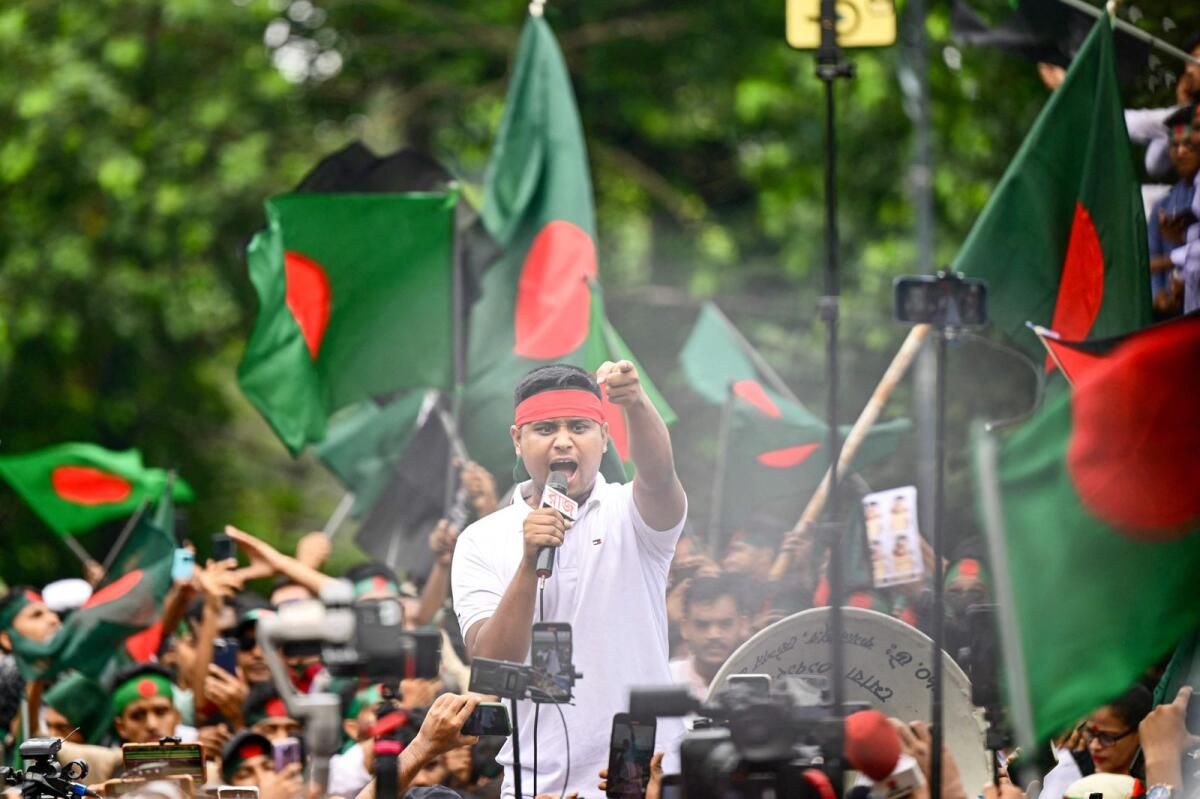 Bakın: Bangladeşli Öğrenciler Şeyh Hasina'nın Düşüşünün Üzerinden Bir Ay Geçmesi için Toplandı