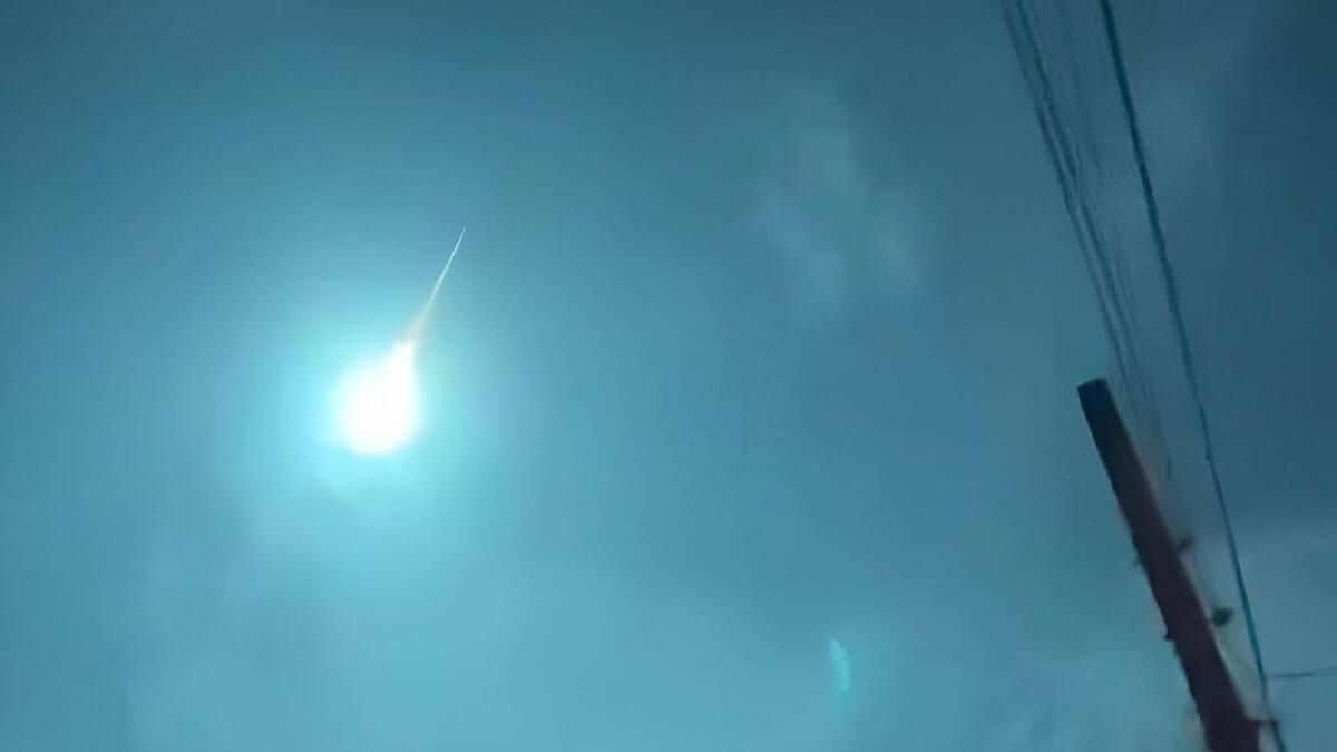 Irak Atmosferinde Meteor Yandığını Doğruladı