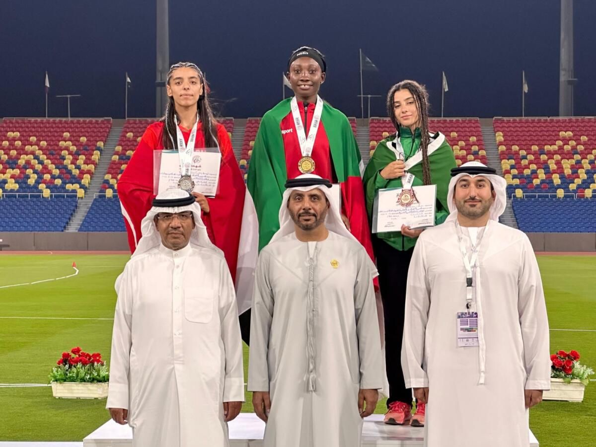 BAE Sprinter Maryam Karim, Arap Gençler Atletizm Şampiyonası'nda Altın Madalya Aldı