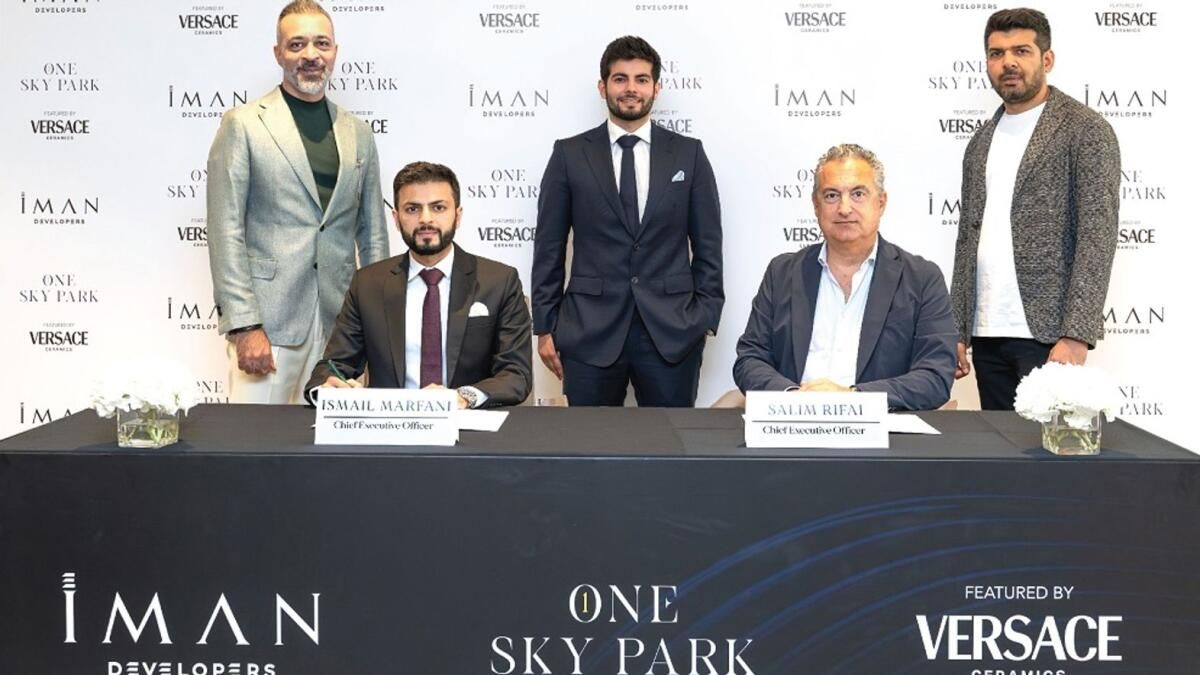 İman Geliştiricileri, Jvc'deki One Sky Park için Versace Ceramics'te Yer Alıyor