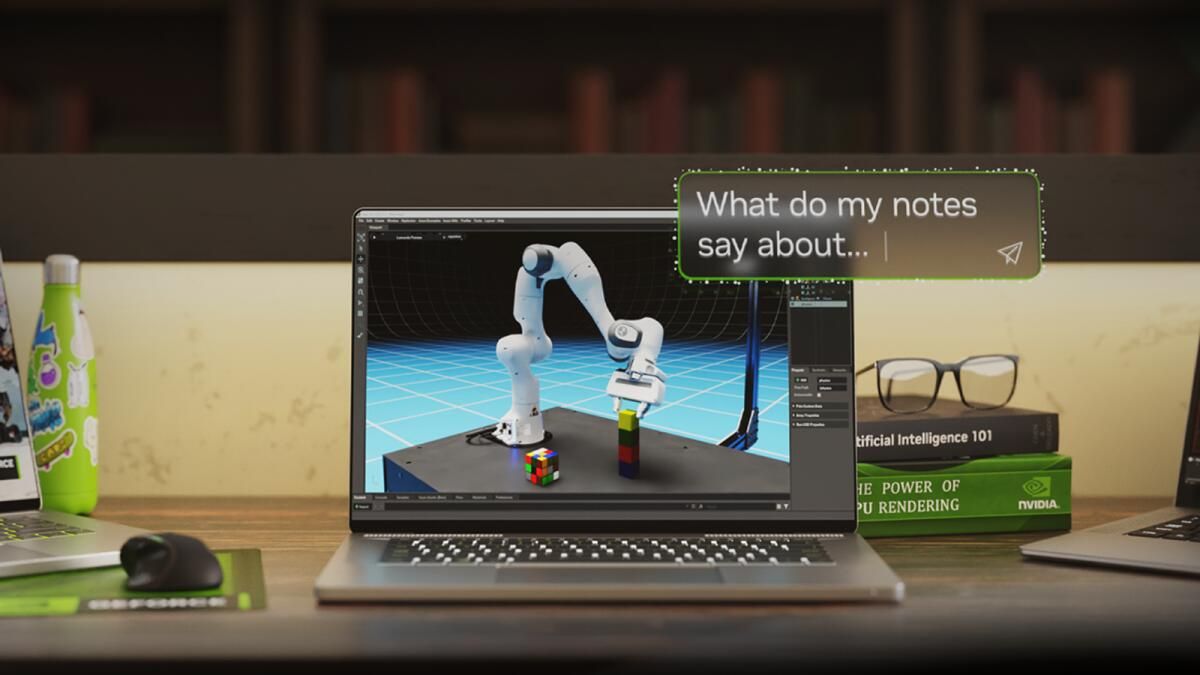 Nvıdıa Geforce Rtx 40 Serisi Dizüstü Bilgisayarlarda Yapay Zeka Hızlandırmalı Uygulamalarla Öğrenin, Oynayın ve Oluşturun