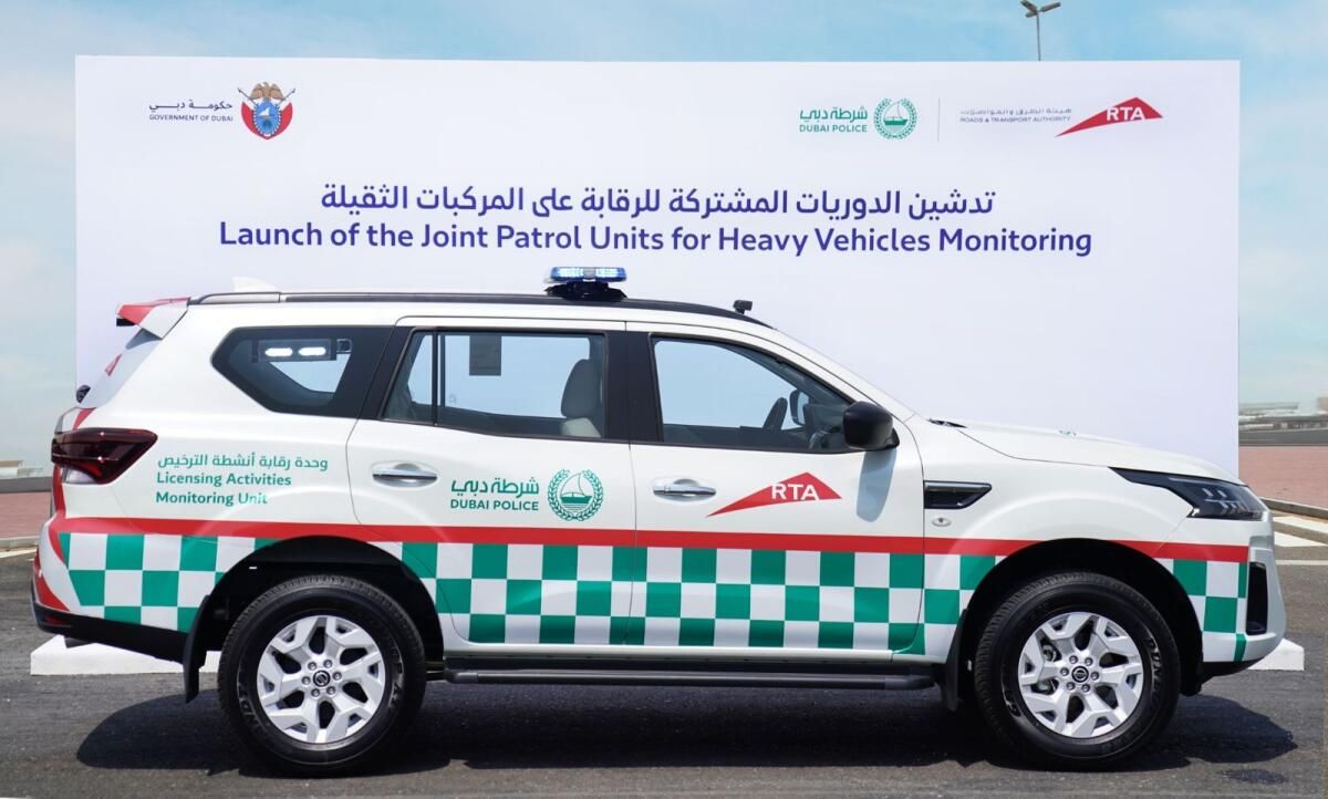 Dubai Polisi ve Rta, Altı Kilit Yolda Ağır Araçları İzlemek için Ortak Devriye Birimleri Başlattı