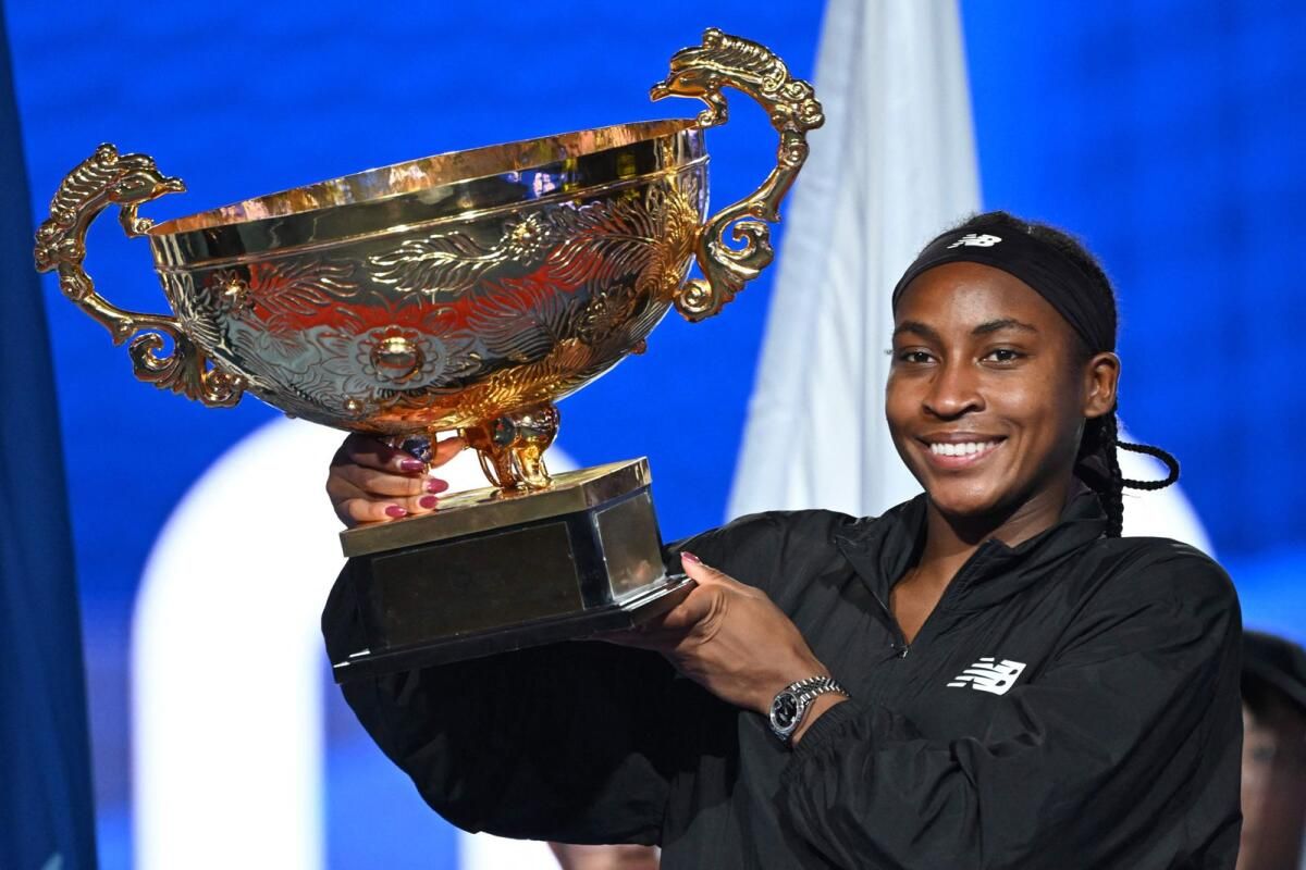 Gauff, Çin Açık'ı Kazanmak için Muchova'yı Düz Setlerde Yendi