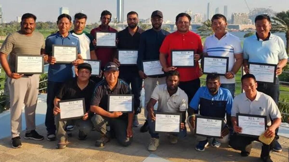 Jumeirah Golf Estates'ten Francis Rodriguez, BAE'nin Greenkeeping Alanındaki İlk Agıf Sertifikasında Uçan Renklerle Geliyor