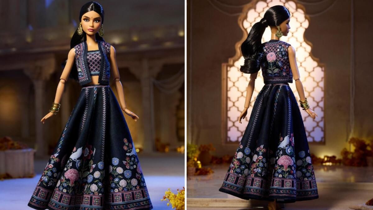 Bakın: Barbie Diwali için Makyaj Yapıyor, Hint Festivali için Lehenga Yapıyor