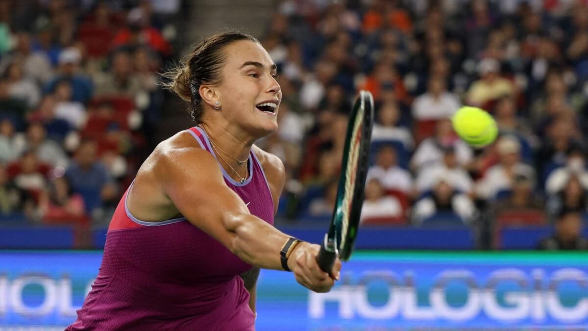 Sabalenka, Üçüncü Wuhan Açık Şampiyonluğunu Kazanmak için Yerel Kahraman Zheng'i Geride Bıraktı