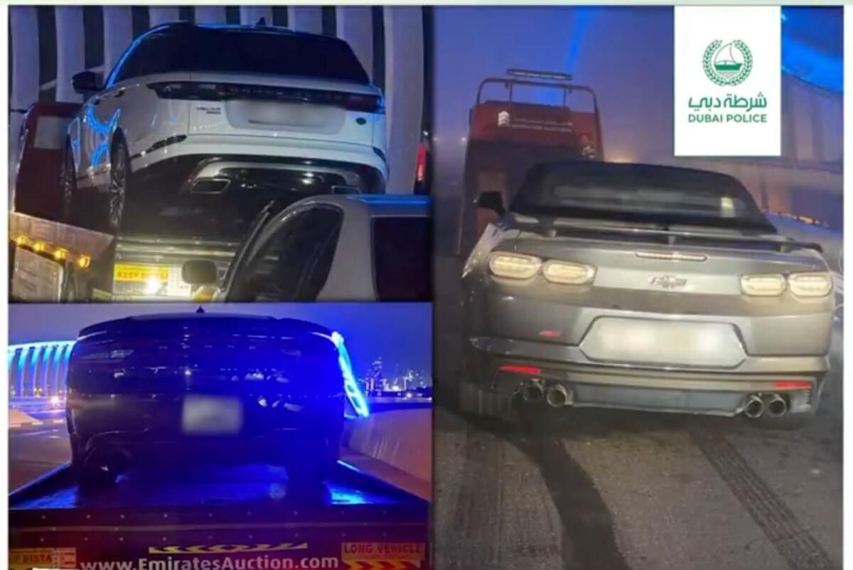 Dh50.000 Para Cezası: Dubai Polisi, Yerleşim Alanlarını Rahatsız Ettiği için 180 Gürültülü Araca El Koydu