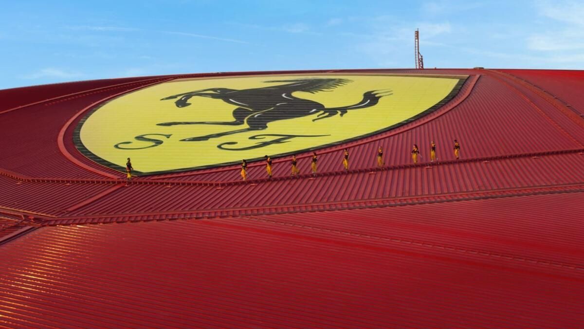 Ferrari World'de Çatıda Yürümeye Hazır mısınız?