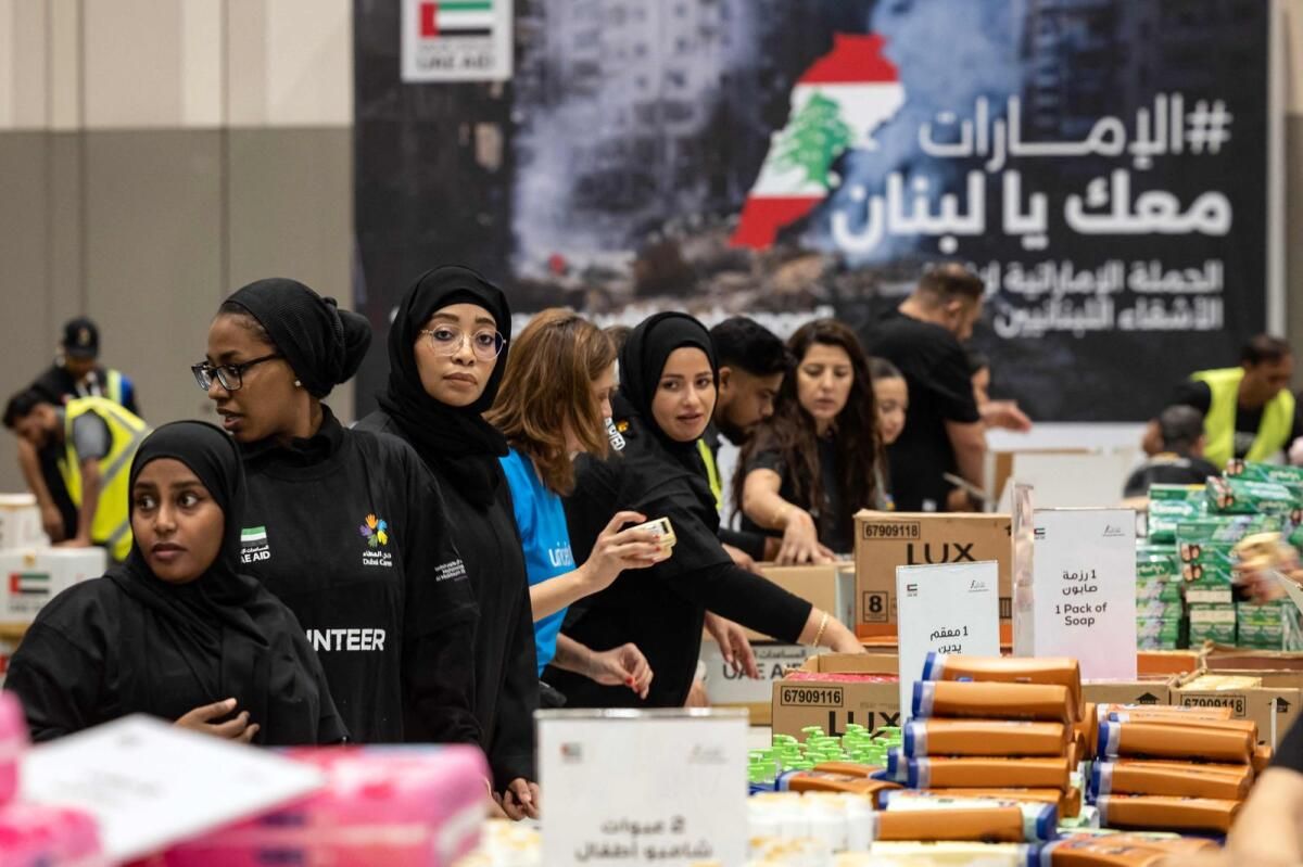 Bağış Sürüşü Bu Hafta Sonu Fujairah'a Giderken BAE'nin Lübnan için Yardım Kutuları Toplamasına Yardım Edin