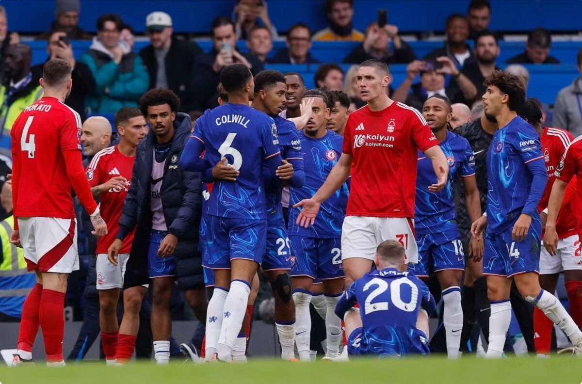 Nottingham Ormanı, Chelsea Fa tarafından Sahadaki Yakın Dövüş için Para cezasına Çarptırıldı