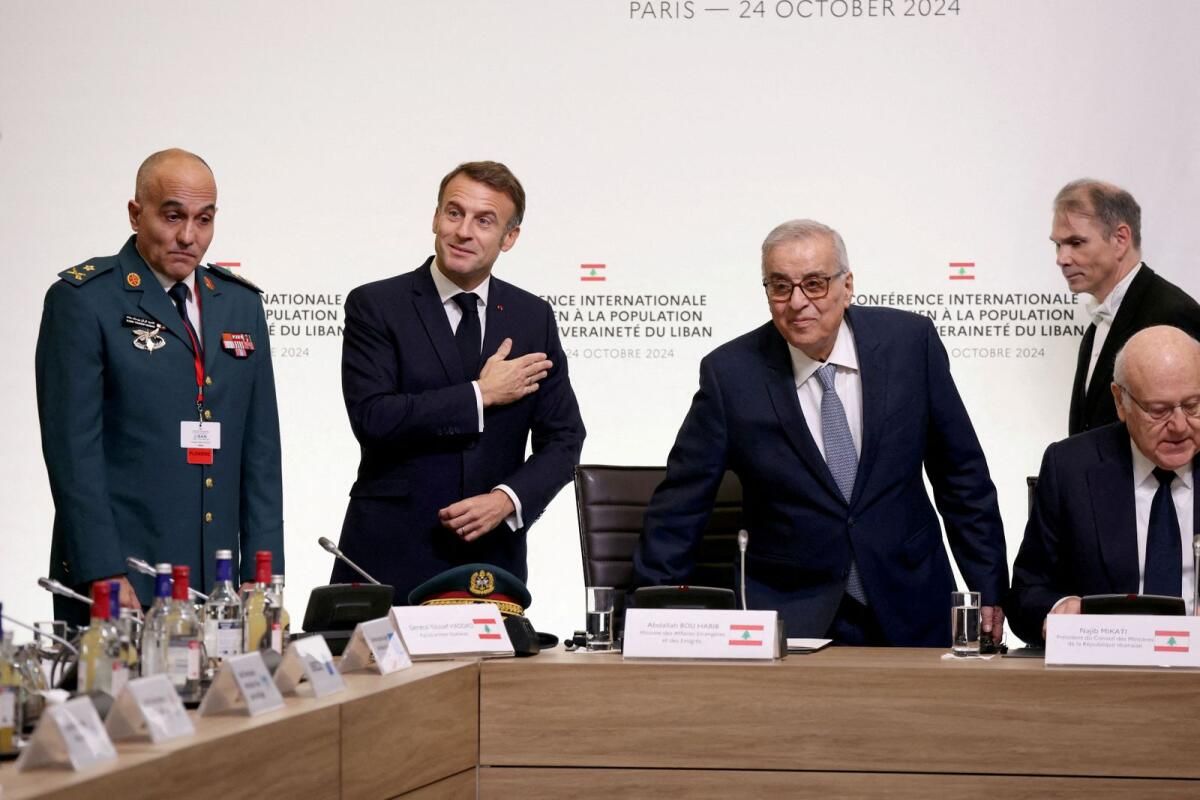 Fransa, Lübnan'a Yardım Konferansına 100 Milyon Avroluk Rehinle Başladı