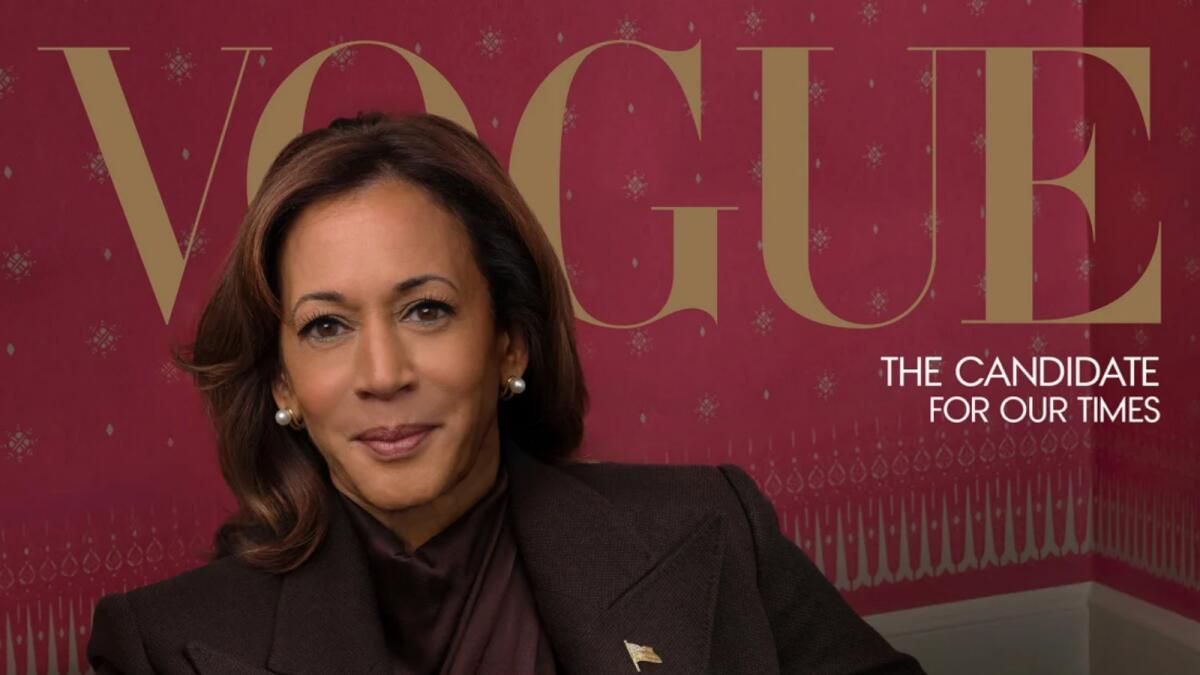 Harris, Vogue Kapağında 'Zamanımızın Adayı' Olarak Rol Aldı