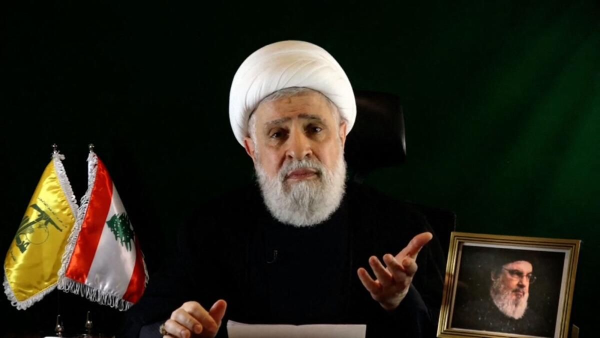 Hizbullah Genel Başkan Yardımcısı İsraillilere Mevcut Savaşın Tek Çözümünün Ateşkes Olduğunu Söyledi