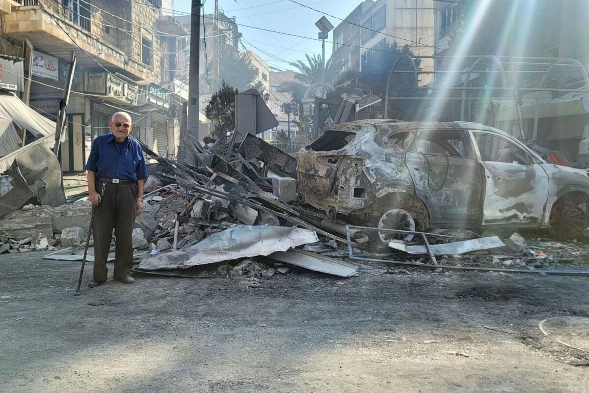 Atan Bir Kalp Sustu: İsrail'in Saldırısında Güney Lübnan'ın Nabatiye Pazarı Yıkıldı