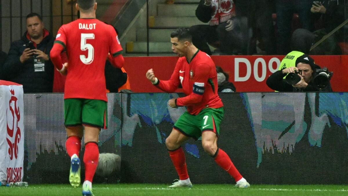Ronaldo, İspanya'nın Danimarka'yı Batırmasıyla Portekiz'in Uluslar Ligi Galibiyetinde Gol Attı