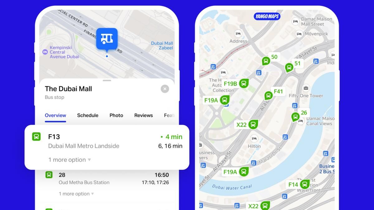 Yango Maps, Rta'nın Açık Verilerine Dayanarak Dubai'de Canlı Halk Otobüsleri ve Deniz Taşımacılığı Takibini Başlattı