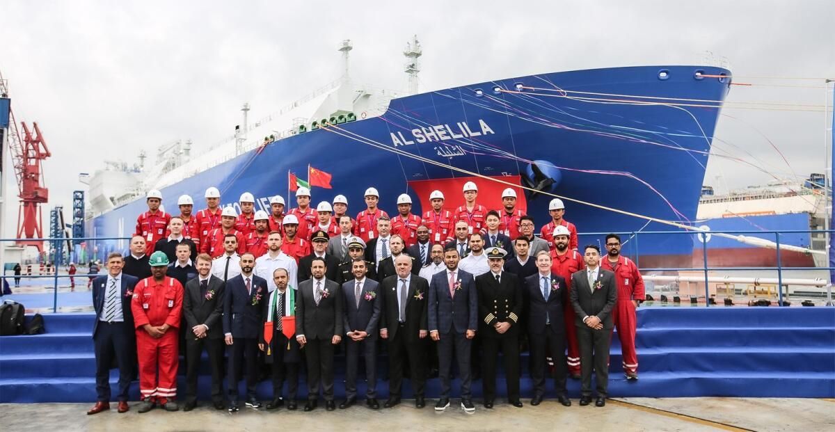 Adnoc L &amp; S, ilk Yeni İnşa Edilen Lng Taşıyıcısını Önceden Teslim Alıyor