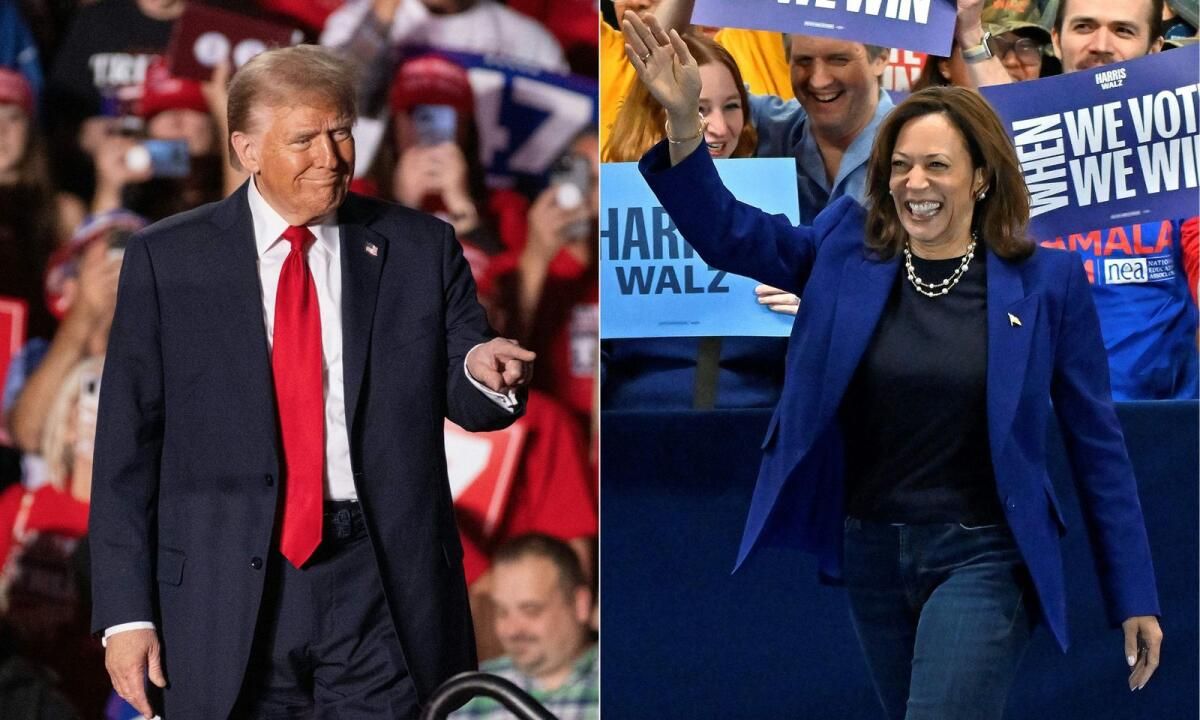 Harris, Trump Kampanyanın Son Haftasonunda Aşırı Hız Yaptı