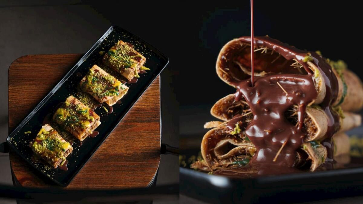 Dubai'de Artık Fıstıklı Kunafa Dosa Var
