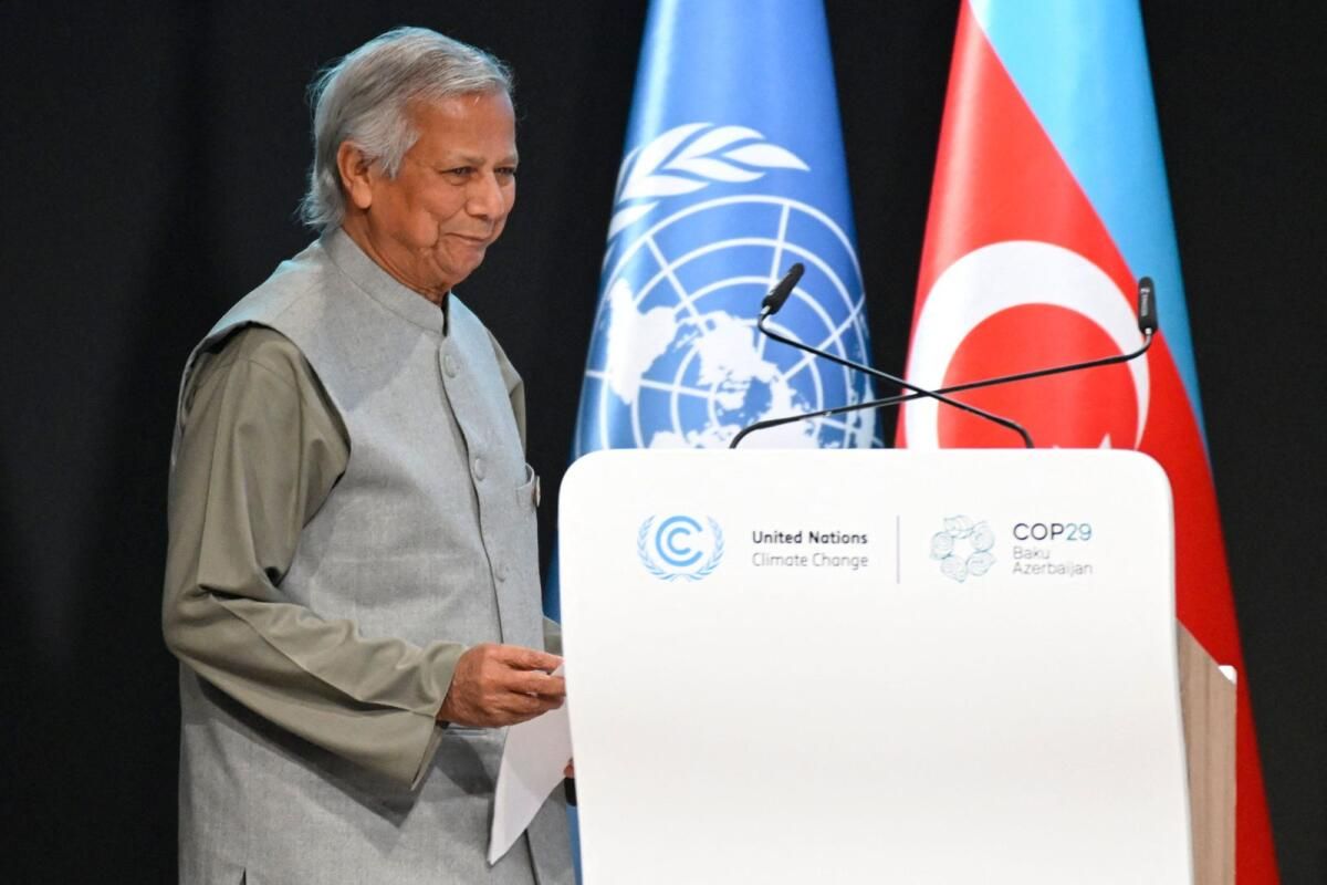 Bangladeşli Yunus, Cop29'da İklim Parası için Mücadelenin 'Aşağılayıcı' Olduğunu Söyledi