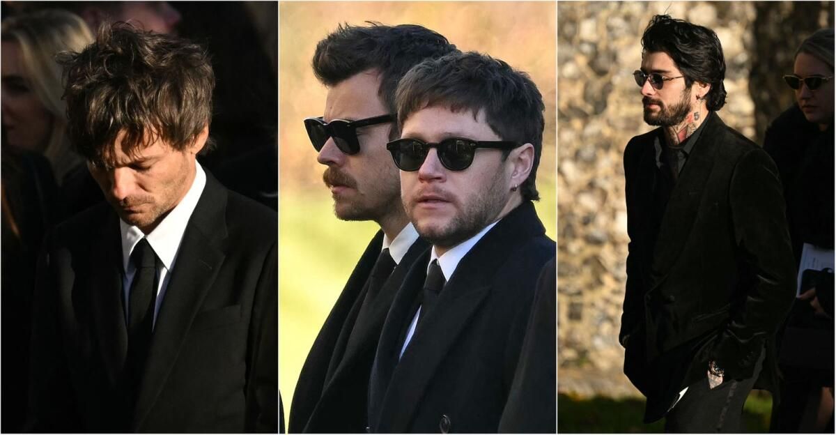 Fotoğraflar: One Direction Yıldızları, Liam Payne'in İngiltere'deki Cenazesinde Yas Tutanlara Katıldı
