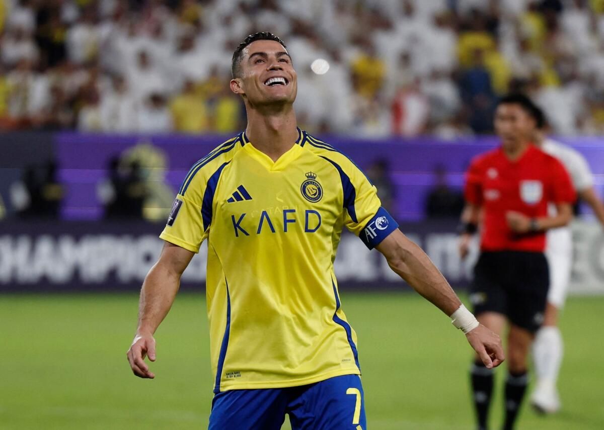 Ronaldo, Al Nassr'ın Asya Şampiyonlar Ligi Sahiplerini Al Ain'i Yenmesiyle Grev Yaptı