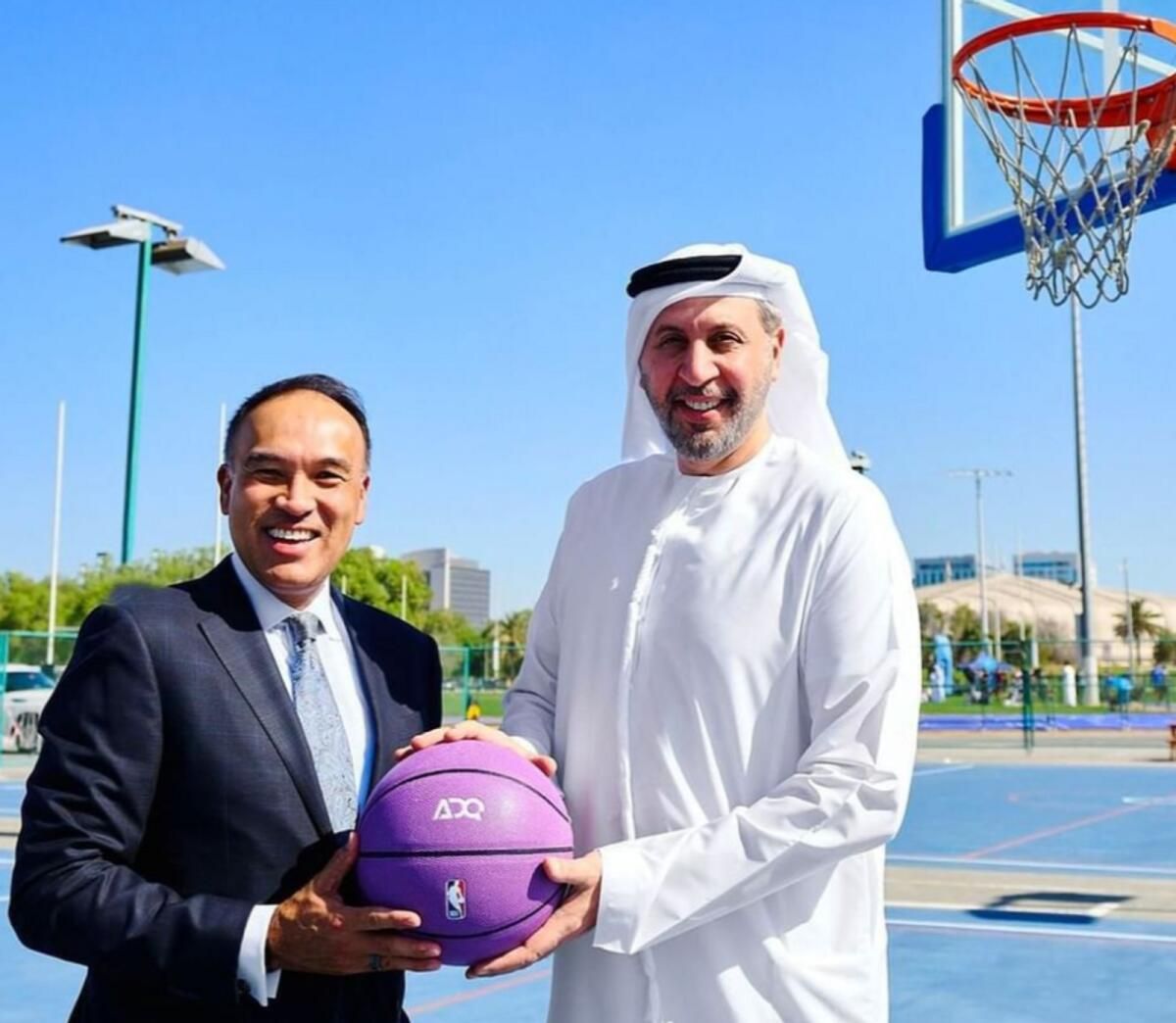 Abu Dabi: Nba, Halka Açık Basketbol Sahalarını Adq ile Yenileyecek