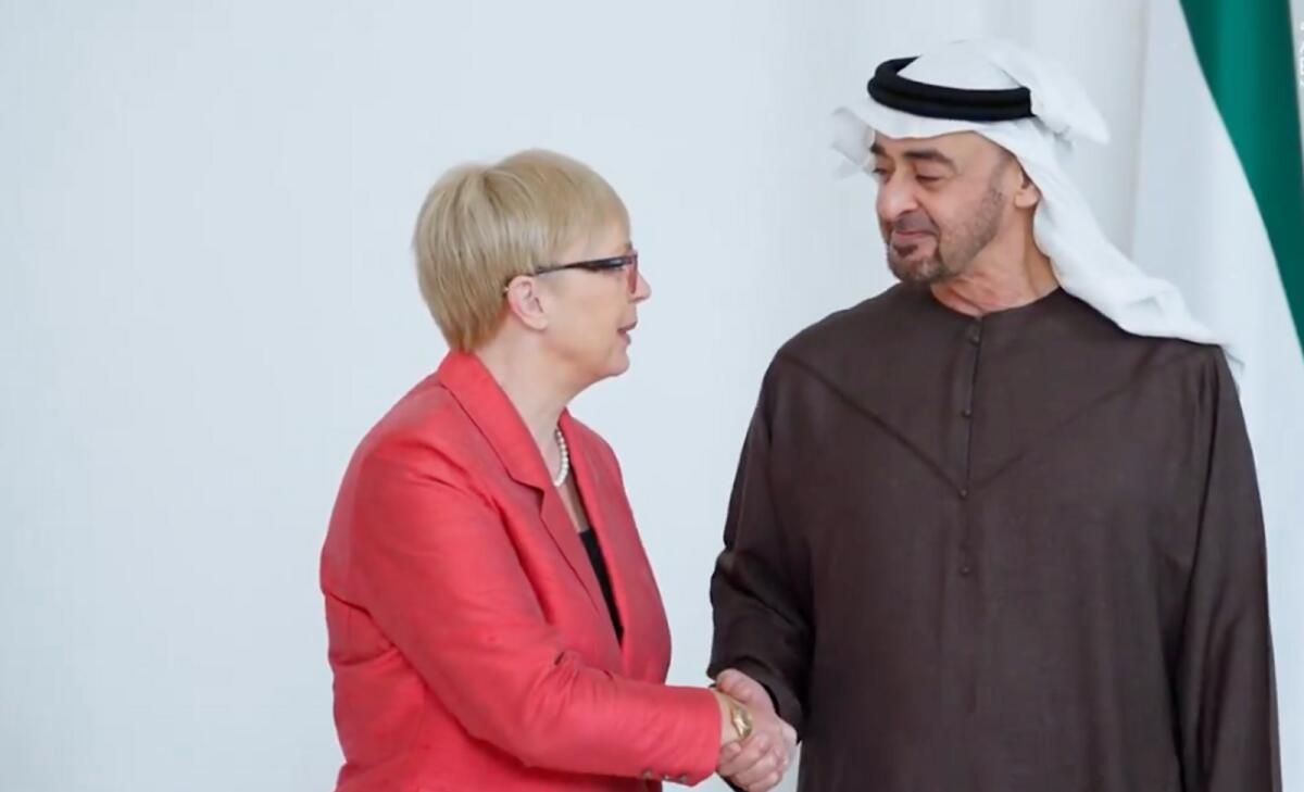 İzle: BAE ve Slovenya Cumhurbaşkanları ikili işbirliğini görüştü